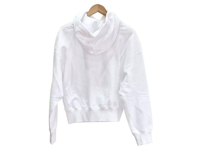 Gucci Kapuzensweatshirt mit Logo Weiß - Ansicht 3