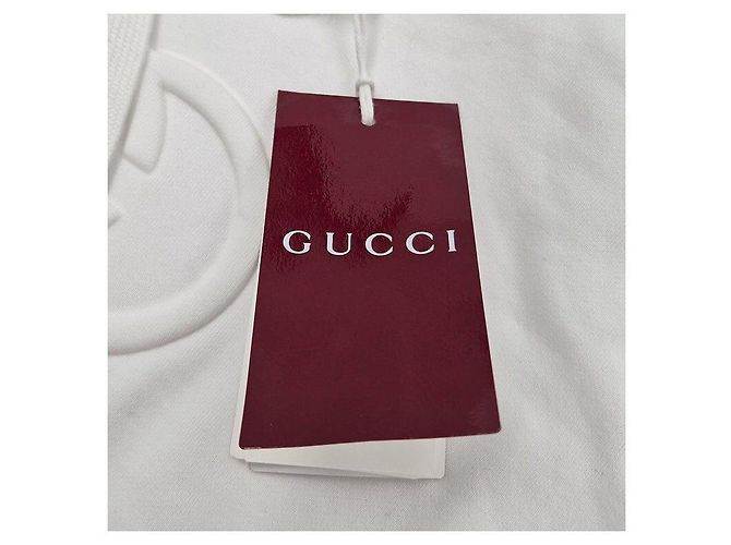 Gucci Kapuzensweatshirt mit Logo Weiß - Ansicht 6
