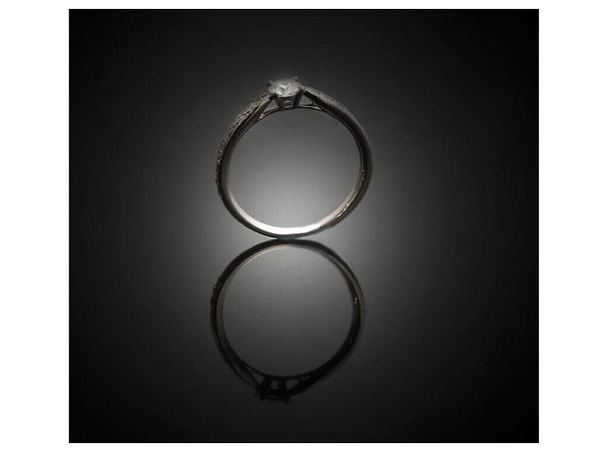 Tiffany & Co Hochzeitsring Harmony aus Platin mit Diamanten - Ansicht 2