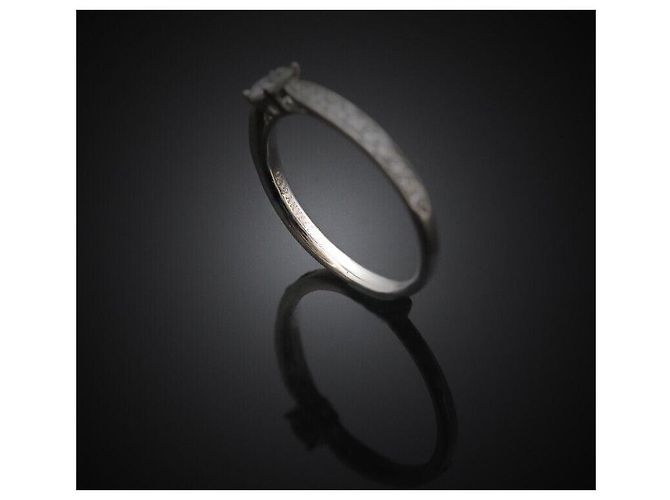 Tiffany & Co Hochzeitsring Harmony aus Platin mit Diamanten - Ansicht 5