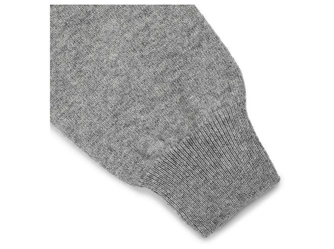 Comme Des Garcons Strickcardigan mit doppeltem Herz-Patch Braun - Ansicht 6