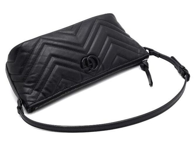 Gucci Borsa a spalla trapuntata piccola Nero - vista 10