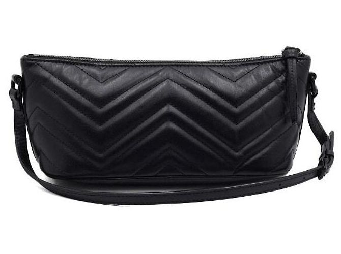Gucci Borsa a spalla trapuntata piccola Nero - vista 4