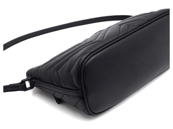 Gucci Borsa a spalla trapuntata piccola Nero - vista 7