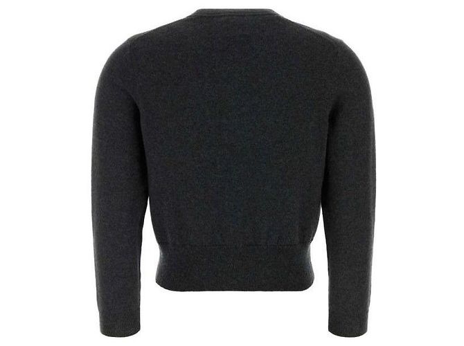 Isabel Marant Cardigã de algodão e lã com logo Marrom - vista 5