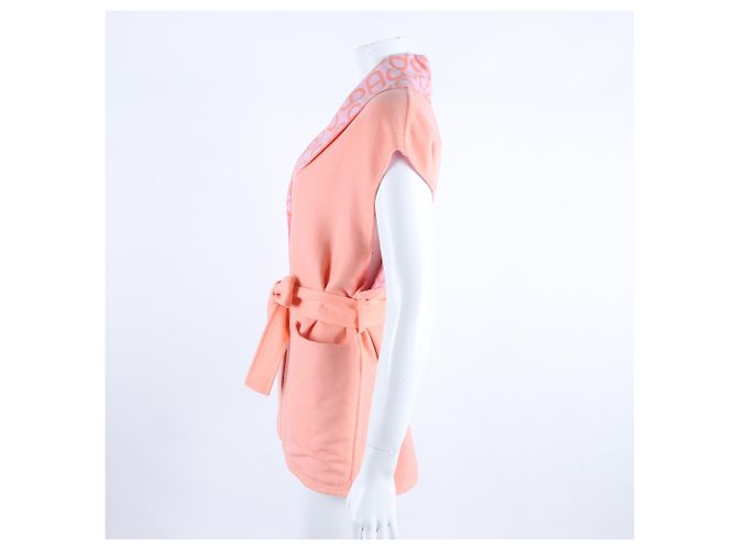 Hermès Colete de cashmere Rosa - vista 2