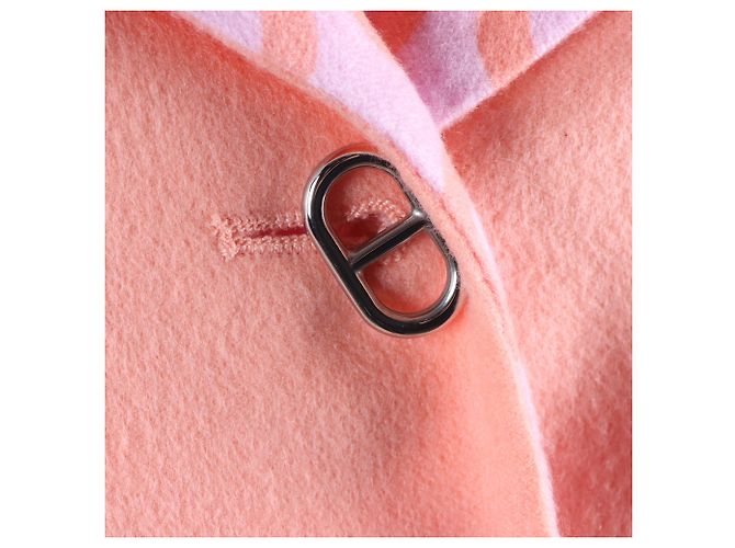 Hermès Colete de cashmere Rosa - vista 4