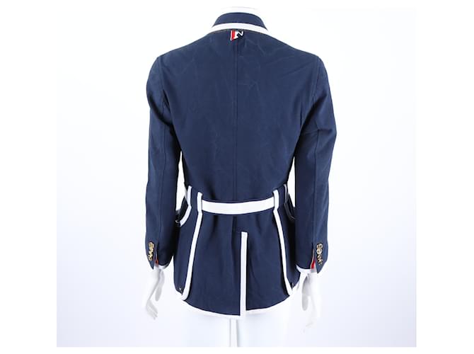 Thom Browne Giacca Blu - vista 3
