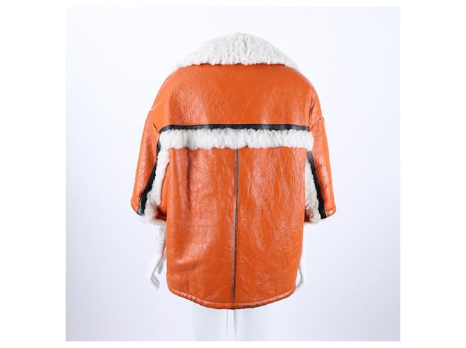 Prada Giacca Mustang Arancione - vista 3