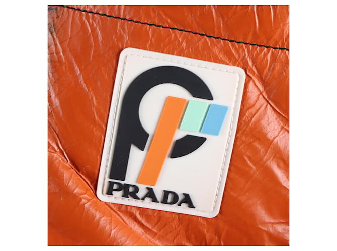 Prada Giacca Mustang Arancione - vista 4