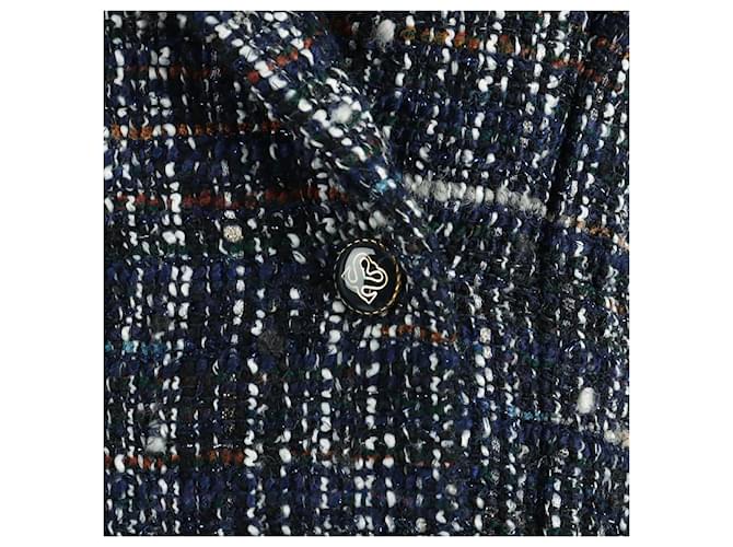 Sandro Vestido de tweed Azul - vista 4