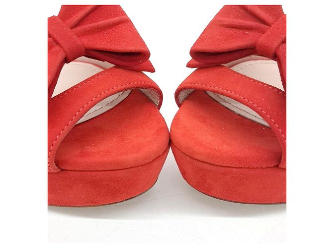 Miu Miu Wildledersandalen - Ansicht 2