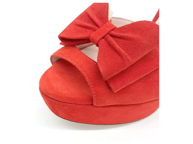 Miu Miu Wildledersandalen - Ansicht 5
