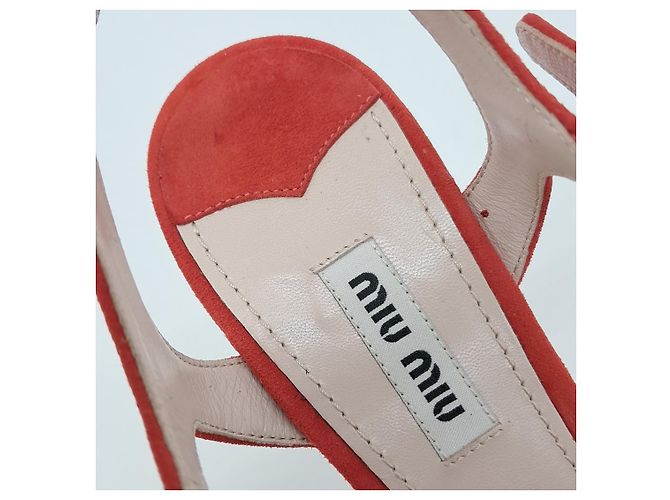 Miu Miu Wildledersandalen - Ansicht 6
