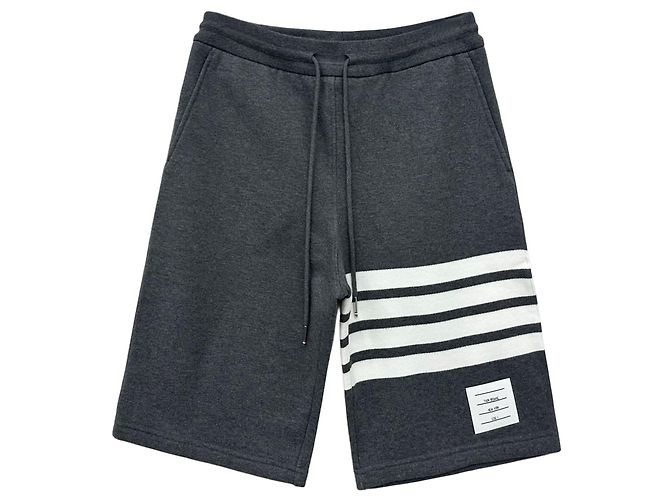 Thom Browne Shorts da allenamento con bracciale Marrone - vista 7