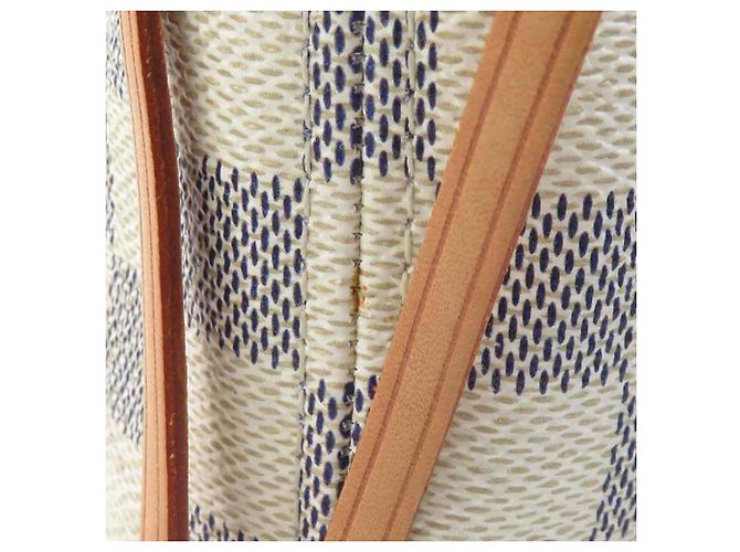 Borsa tote Louis Vuitton Neverfull PM Damier Azur Blu - vista 11