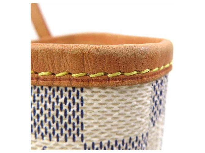 Borsa tote Louis Vuitton Neverfull PM Damier Azur Blu - vista 7