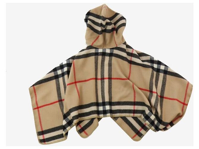 Burberry Cappa A-Line a quadri con cappuccio per bambini Multicolore - vista 2