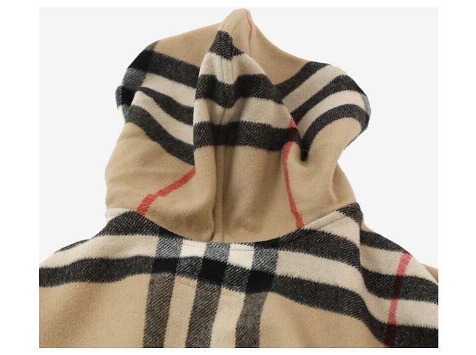 Burberry Cappa A-Line a quadri con cappuccio per bambini Multicolore - vista 4