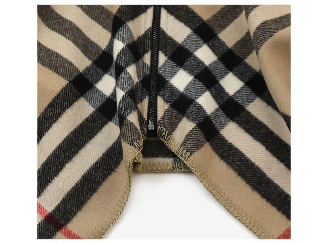 Burberry Cappa A-Line a quadri con cappuccio per bambini Multicolore - vista 6