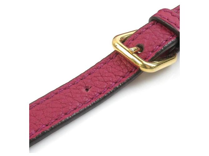 Borsa a spalla in pelle bordeaux Fendi Bordò - vista 11