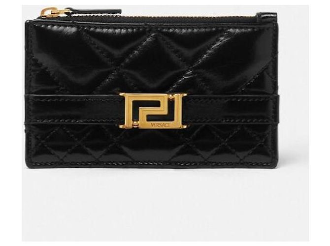 Versace Porta tarjetas con cremallera Greca Goddess - view 3
