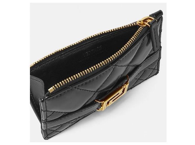 Versace Porta tarjetas con cremallera Greca Goddess - view 5