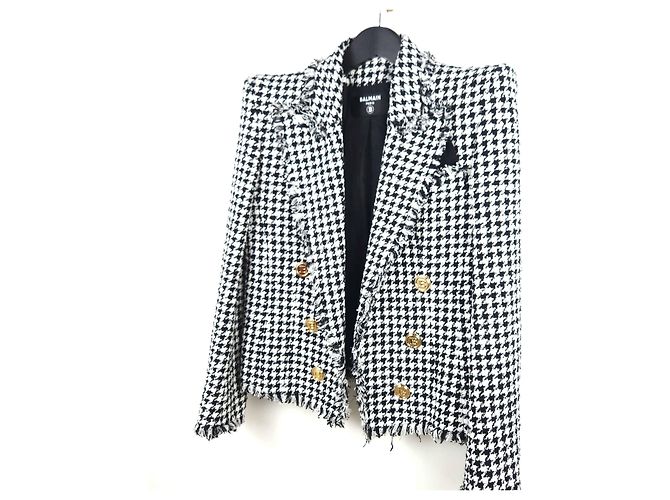 Balmain Karierte Blazerjacke - Ansicht 3