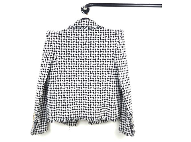 Balmain Karierte Blazerjacke - Ansicht 4