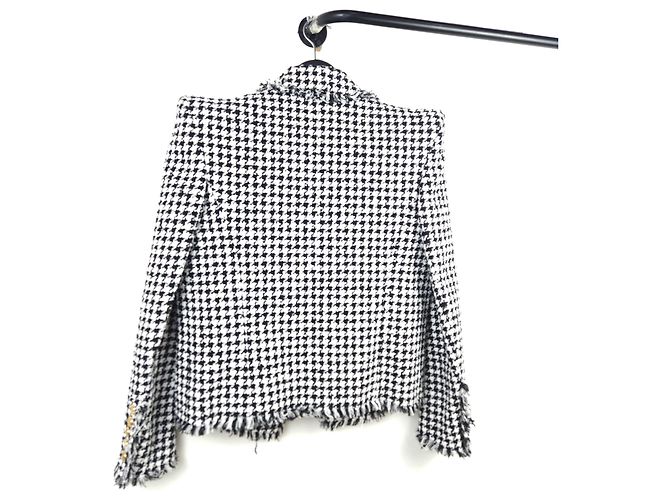 Balmain Karierte Blazerjacke - Ansicht 5