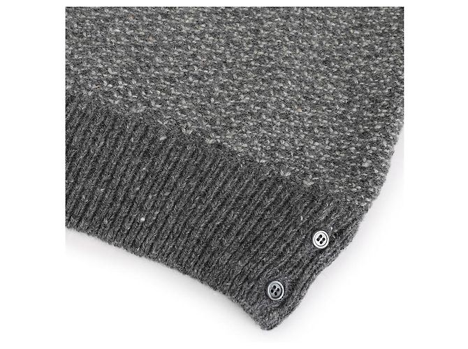 Thom Browne Streifen Tonal Stitch Mohair Tweed Strick Braun - Ansicht 10