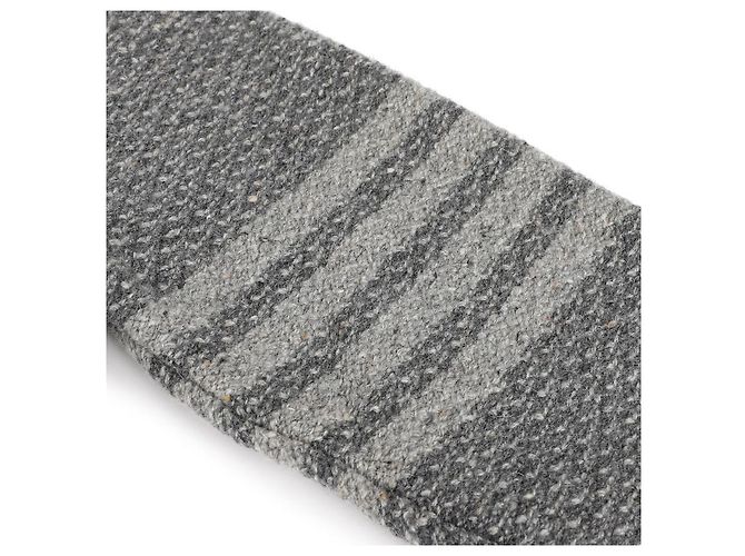 Thom Browne Streifen Tonal Stitch Mohair Tweed Strick Braun - Ansicht 8