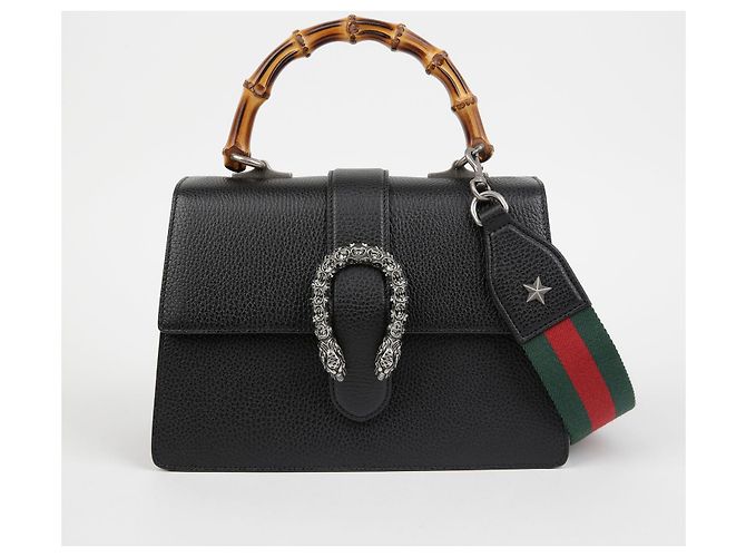 Gucci Dionysus Bambus Top Handle Schultertasche Schwarz - Ansicht 2