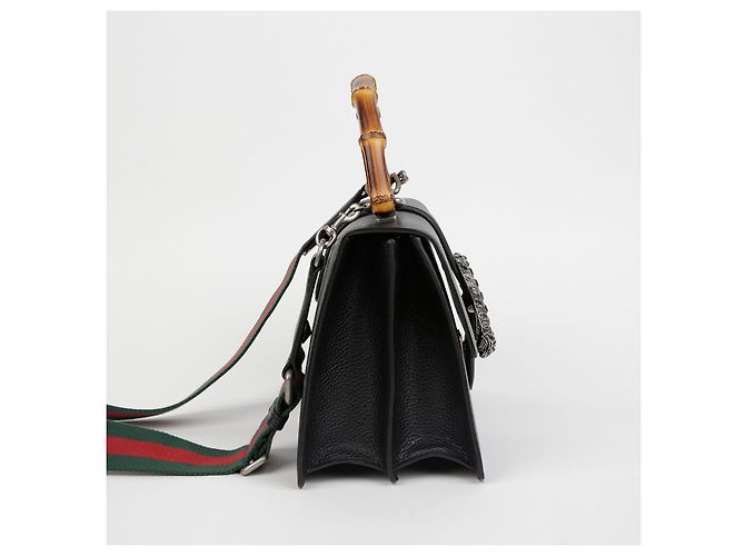 Gucci Dionysus Bambus Top Handle Schultertasche Schwarz - Ansicht 5