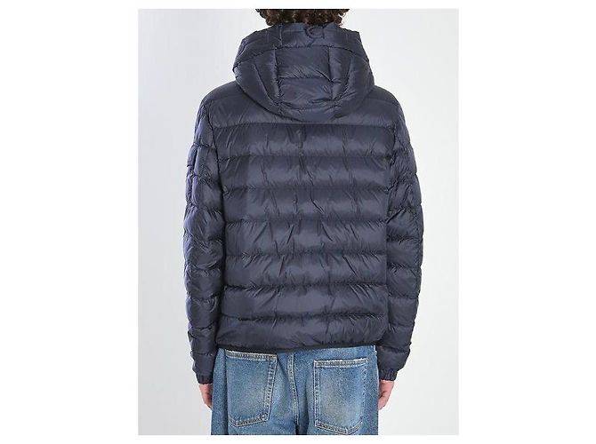 Moncler Giacca corta in piuma con cappuccio Najan Blu - vista 7