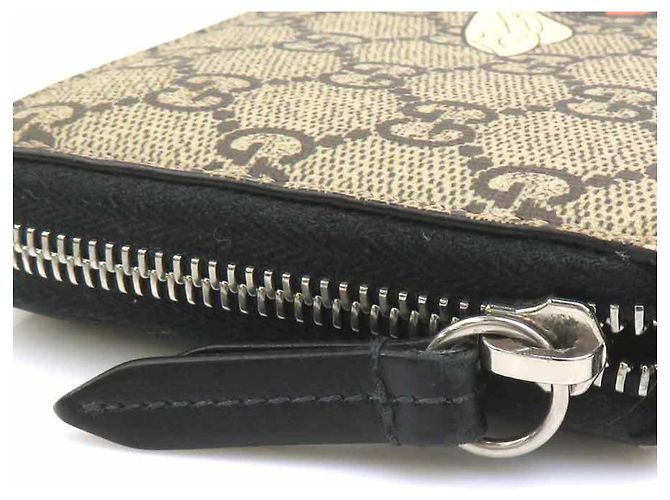 Portafoglio lungo da uomo Gucci in beige e marrone - vista 11