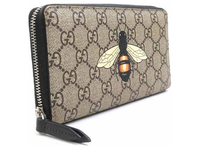 Portafoglio lungo da uomo Gucci in beige e marrone - vista 2