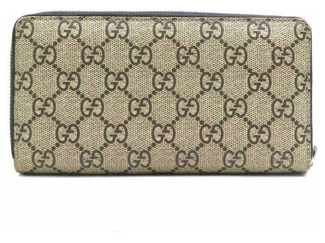 Portafoglio lungo da uomo Gucci in beige e marrone - vista 3