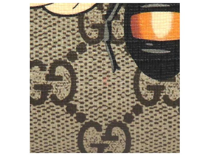 Portafoglio lungo da uomo Gucci in beige e marrone - vista 9