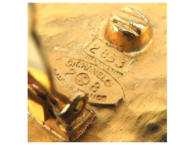 Orecchini a clip dorati Chanel D'oro - vista 12