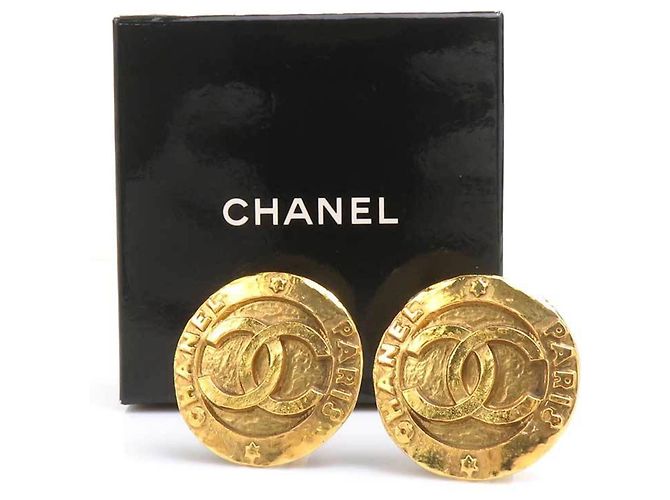 Orecchini a clip dorati Chanel D'oro - vista 13