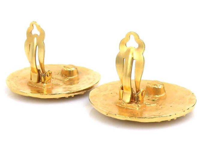 Orecchini a clip dorati Chanel D'oro - vista 4