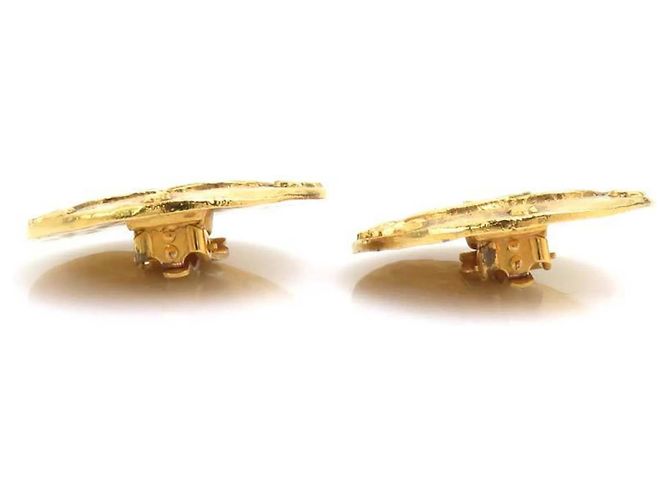Orecchini a clip dorati Chanel D'oro - vista 7