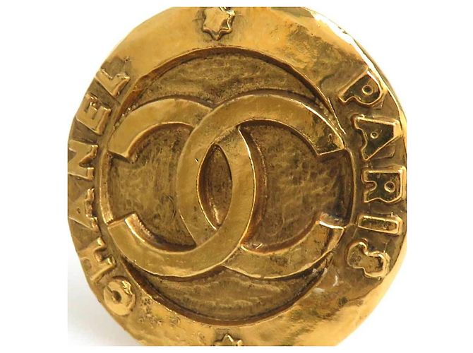 Orecchini a clip dorati Chanel D'oro - vista 8