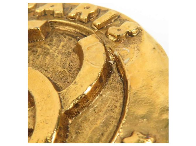 Orecchini a clip dorati Chanel D'oro - vista 9