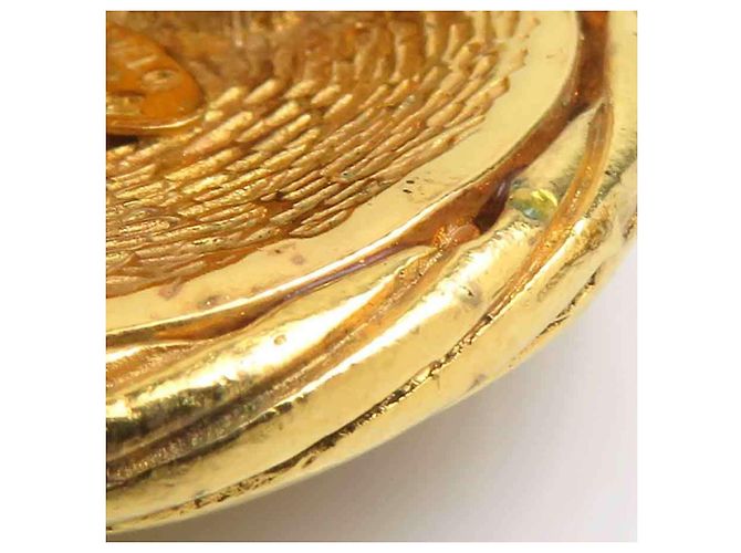 Orecchini a clip in metallo dorato Chanel D'oro - vista 10