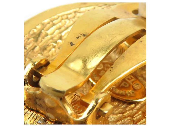 Orecchini a clip in metallo dorato Chanel D'oro - vista 11
