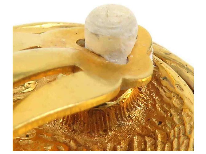 Orecchini a clip in metallo dorato Chanel D'oro - vista 12