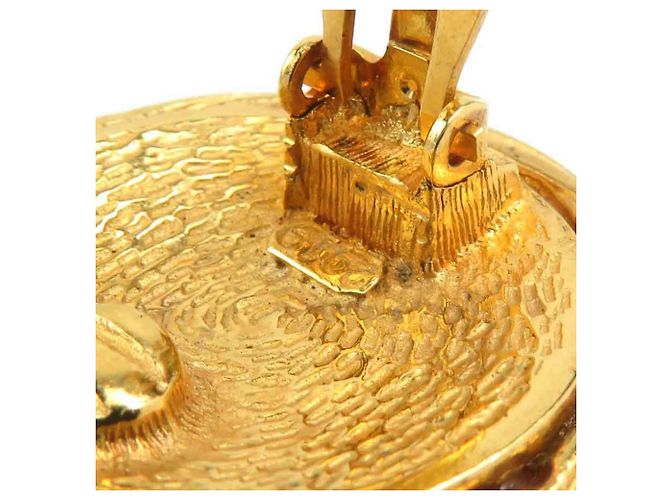 Orecchini a clip in metallo dorato Chanel D'oro - vista 13
