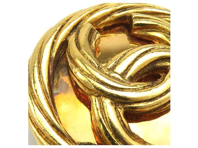 Orecchini a clip in metallo dorato Chanel D'oro - vista 9